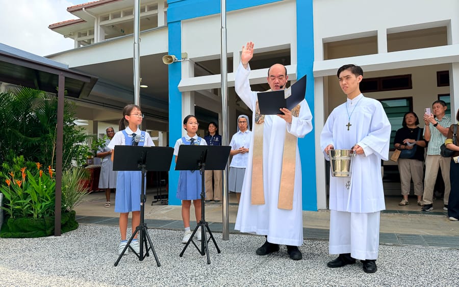 Opening of Rosary Garden